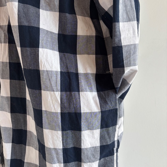 J. Crew Factory Navy & White Buffalo Check Dress - Picture 5 of 7